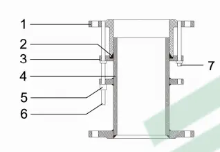 Double Flange Limited Expansion Joint